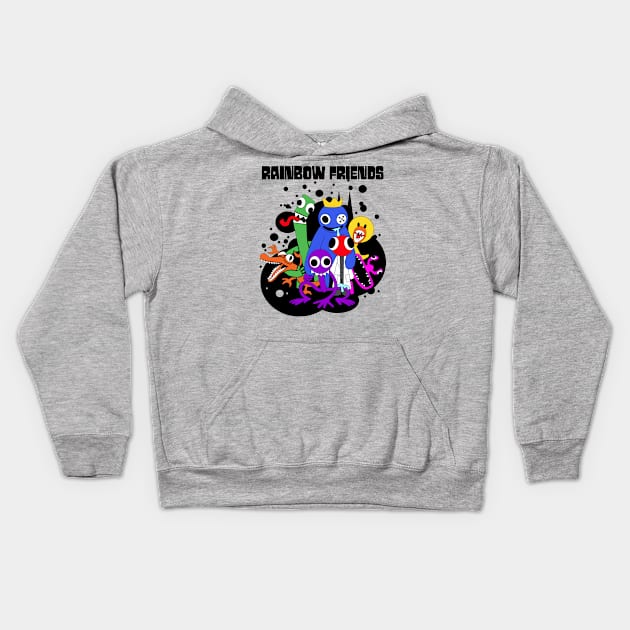 Rainbow Friends Kids Hoodie by ilrokery